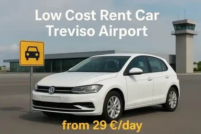 Location de voiture pas chère Aéroport de Trévise Italie à partir de 29 euro/jour