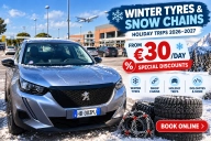 Winterreifen & Schneeketten 2026–2027 | Mietwagen Venedig & Flughafen Treviso ab 30 €/Tag